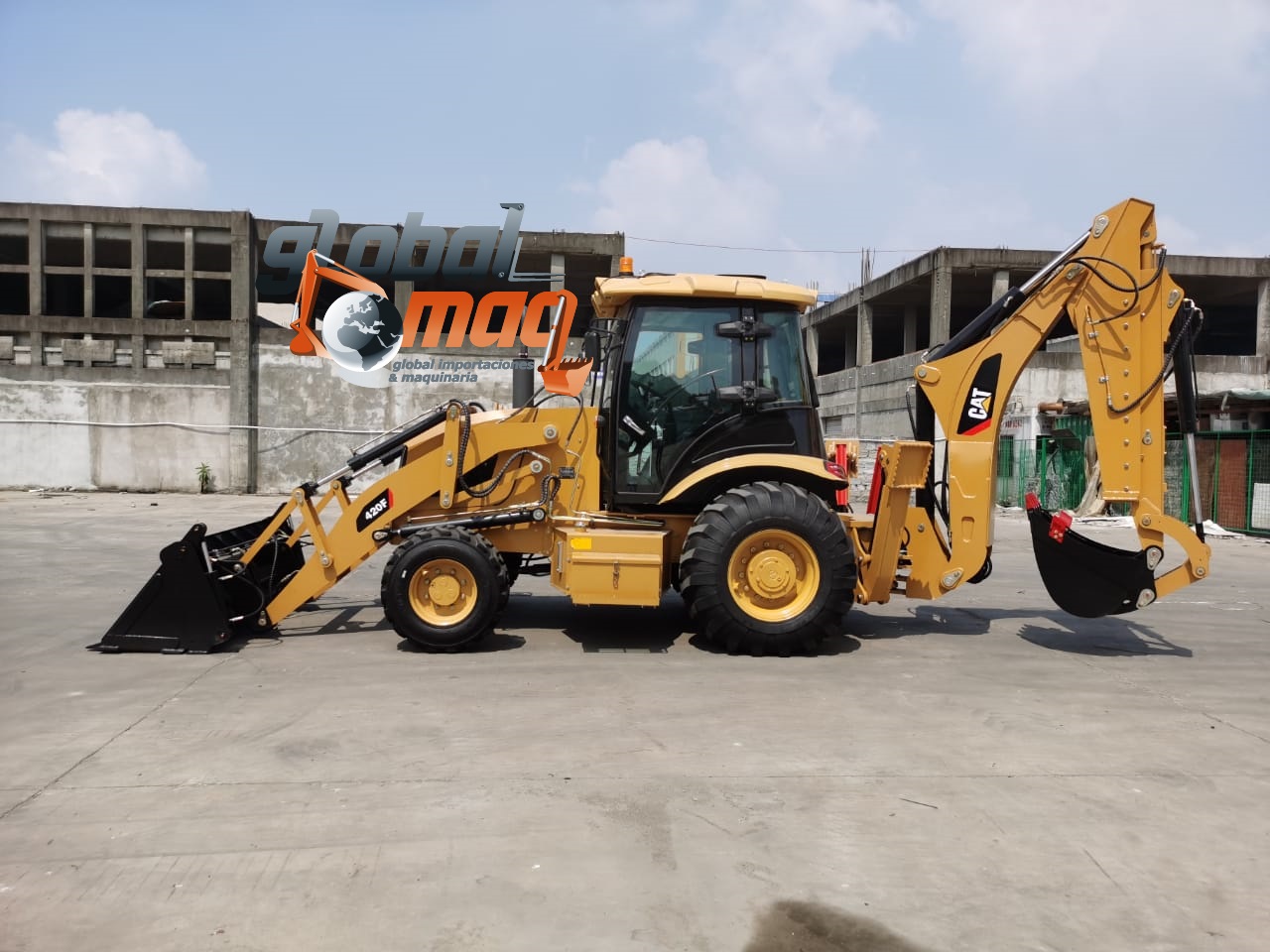 retroexcavadora  caterpillar  